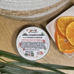 après-shampoing - poudre d'orange