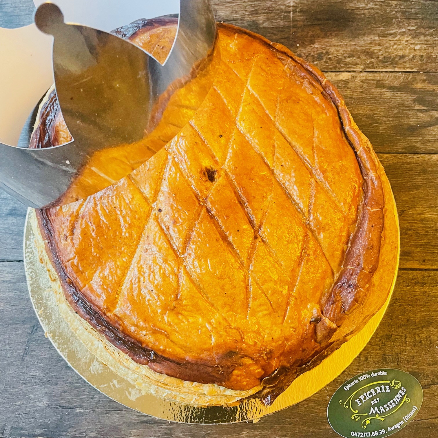 Galette des reines et des rois 6 à 8 pers - 24 cm (surgelée)