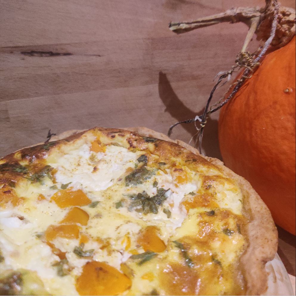 quiche potimarron/ricotta - 2 pers. (400g)